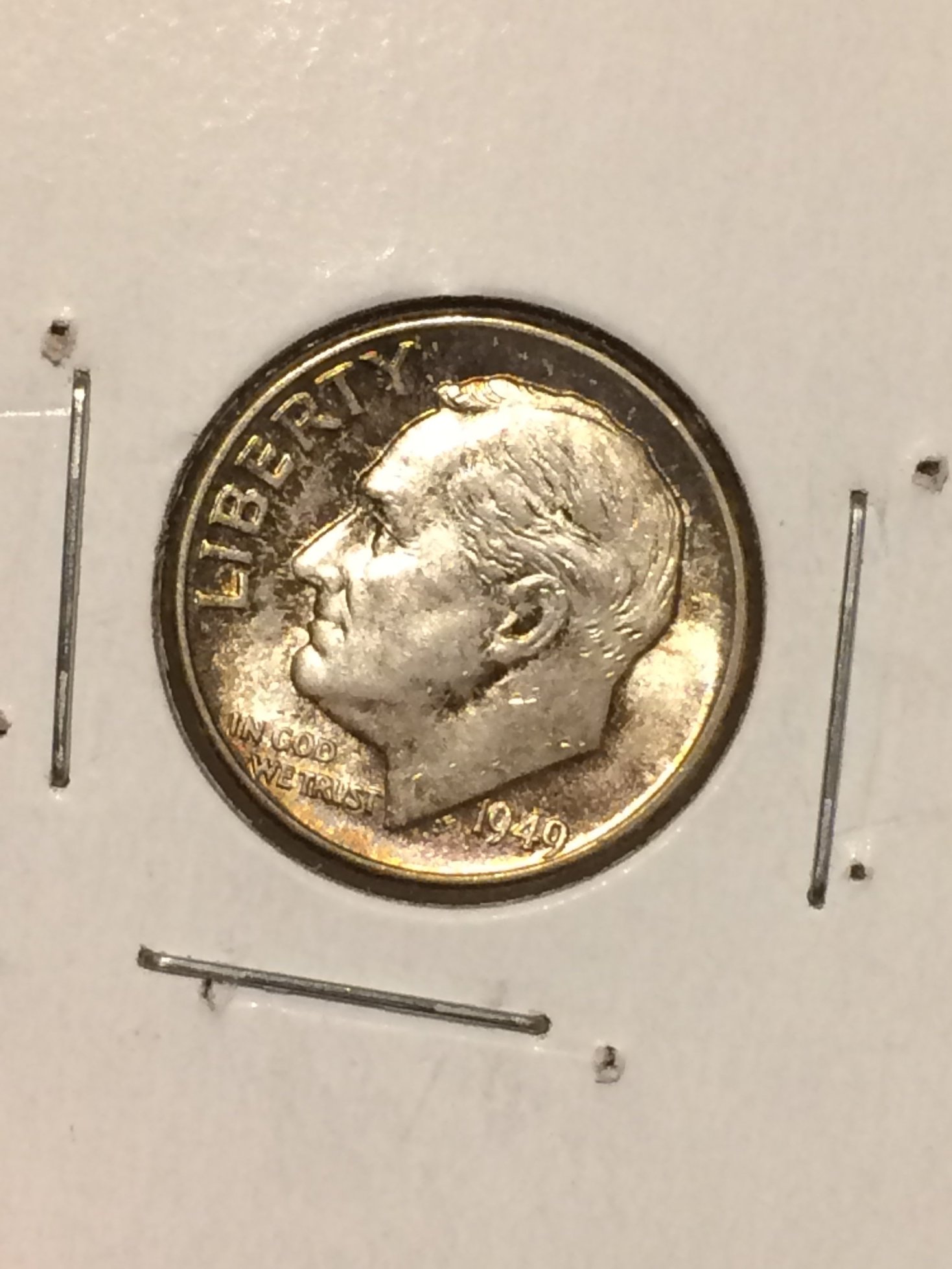 1949-P-Roosevelt-Dime---Grade-And-Ft?