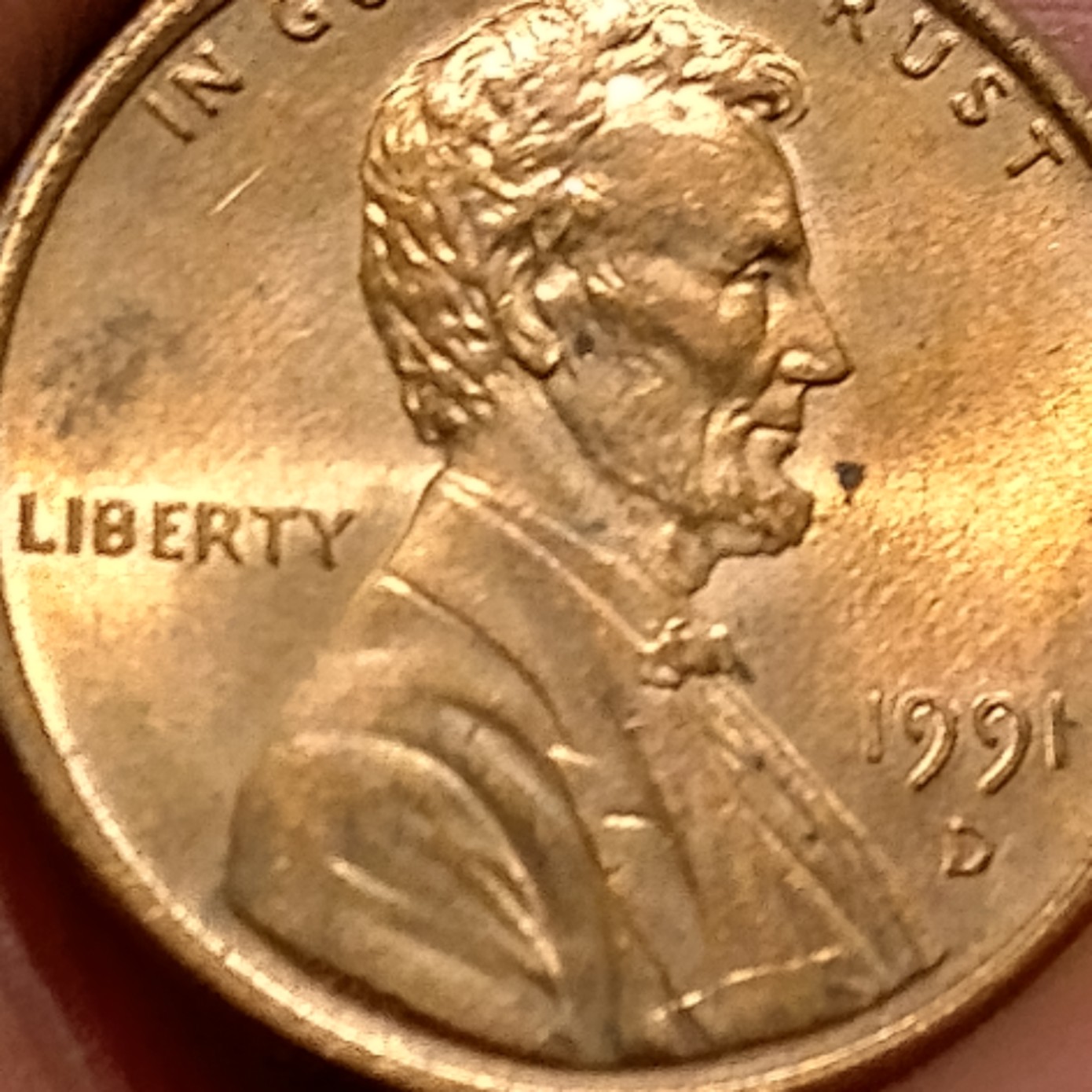 1991-D-Lincoln-Penny-DDR-Strong-West-Shift
