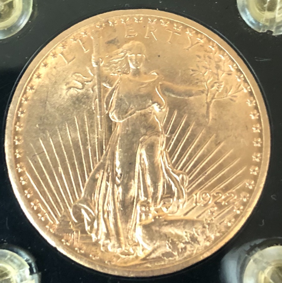 1922-St.-Gaudens-$20---For-Grading