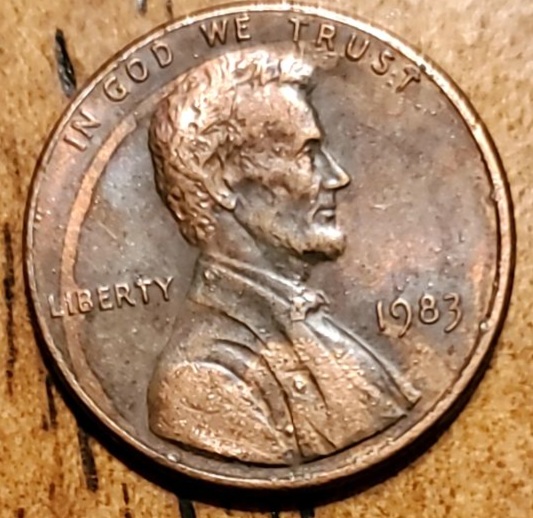 1983-Lincoln-Penny-Strange-Coloring