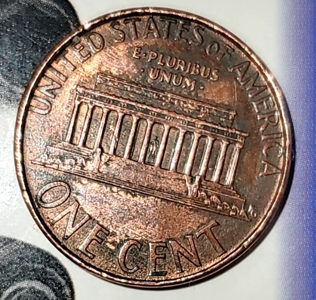 1996-Lincoln-Penny-With-A-Messed-Up-Outer-Ring