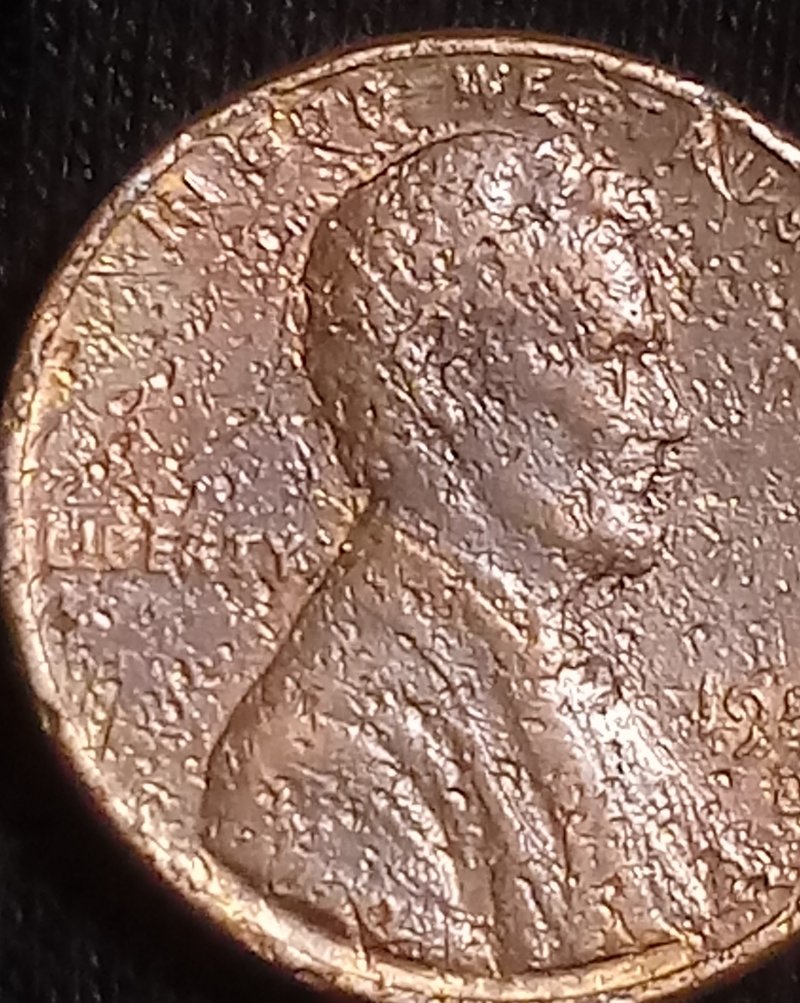 1988-Lincoln-Cent-Damage-?