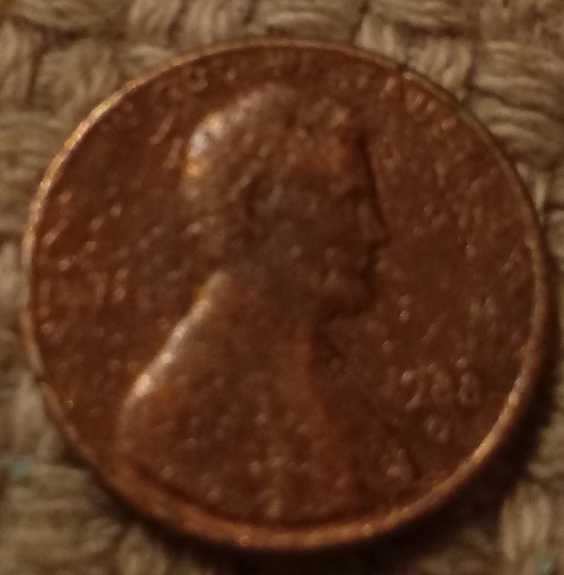 1988-Lincoln-Cent-Damage-?