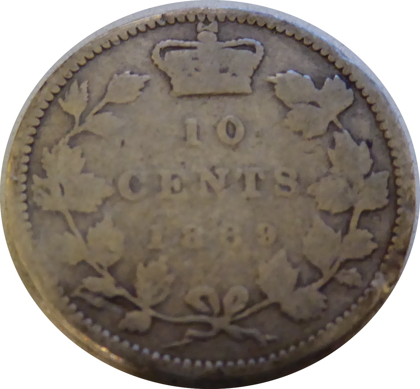 1889-Canadian-Dime!-Today's-Pick-From-The-Scrap-Bucket.
