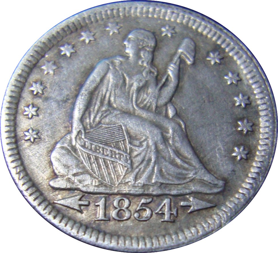 1854-Seated-Liberty-Quarter-Grading