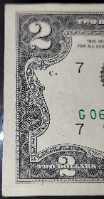 1976-$2-Bill-Miscut-On-The-Right-Side