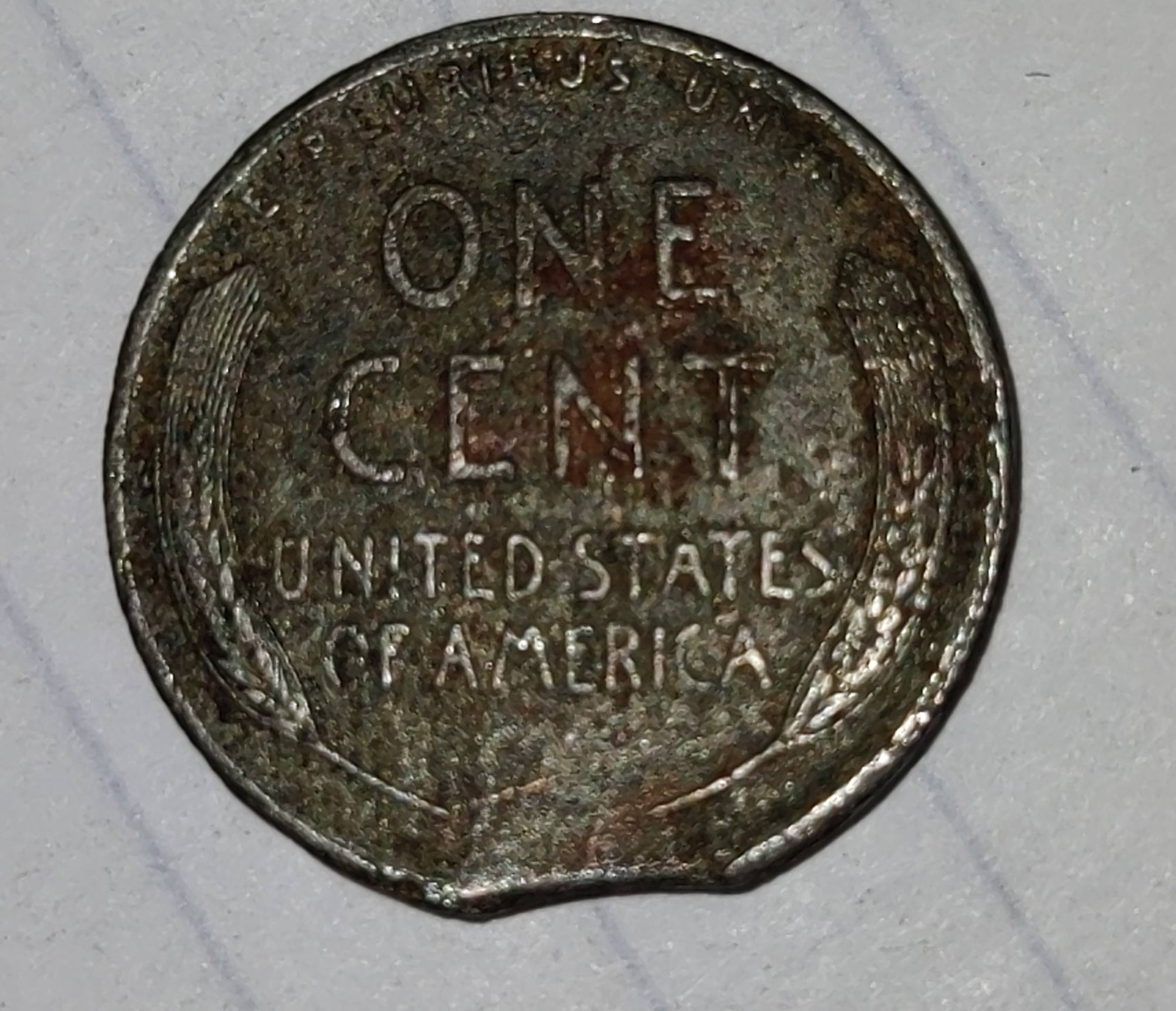 Came-Across-This-Penny-Can't-Tell-The-Date-Any-Thoughts?-Is-This-A-Steel-Wheat-Penny-My-First-One?