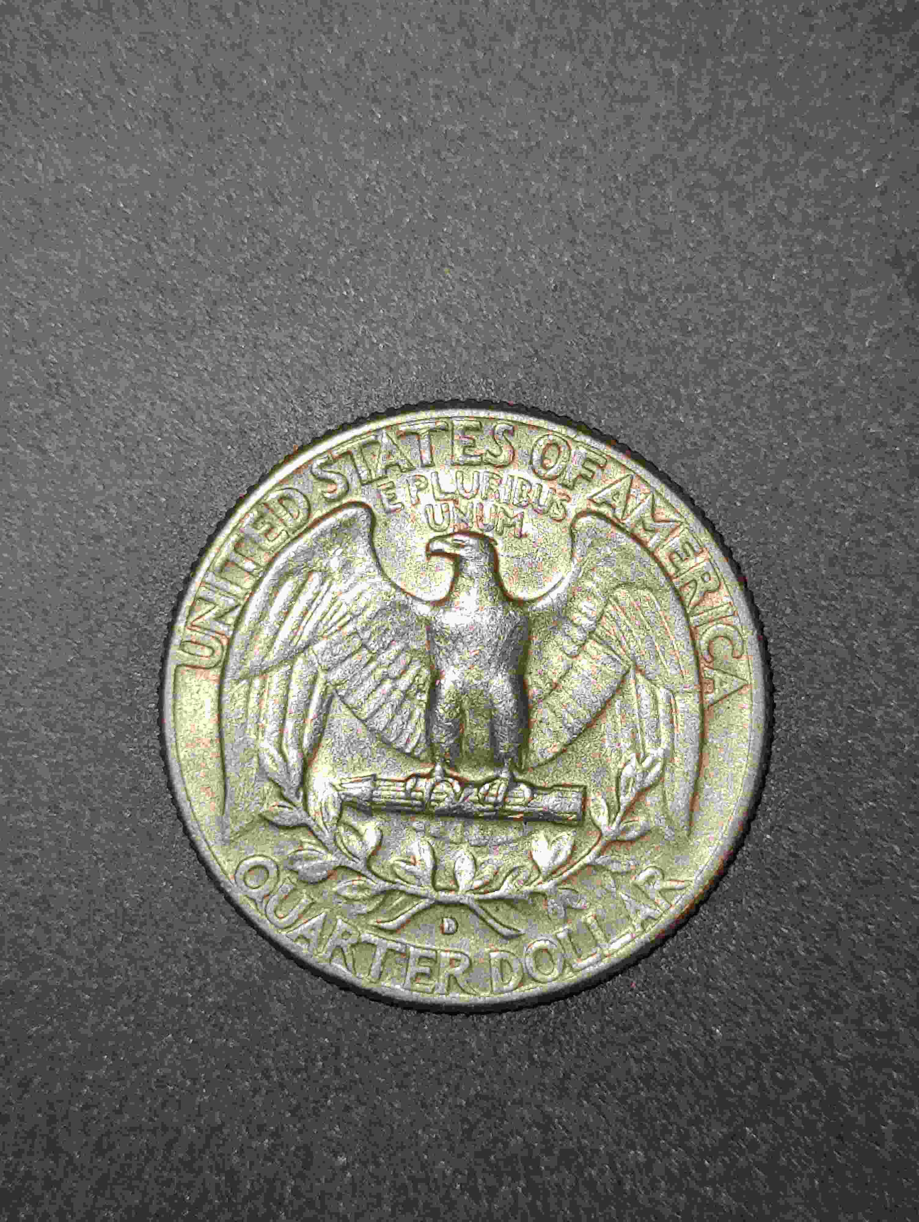 1964-Silver-Quarter-6.33g-How's-It's-Conditions?
