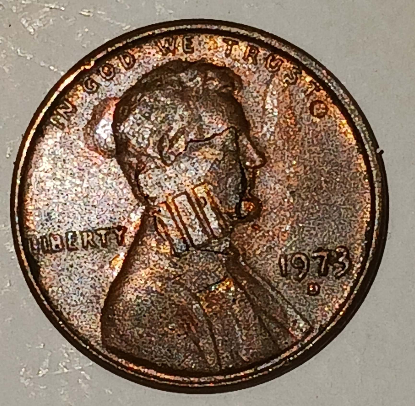 1973-D-Penny-Die-Clash-Of-Sorts-And-Something-Else-Anyone-Have-Thoughts?