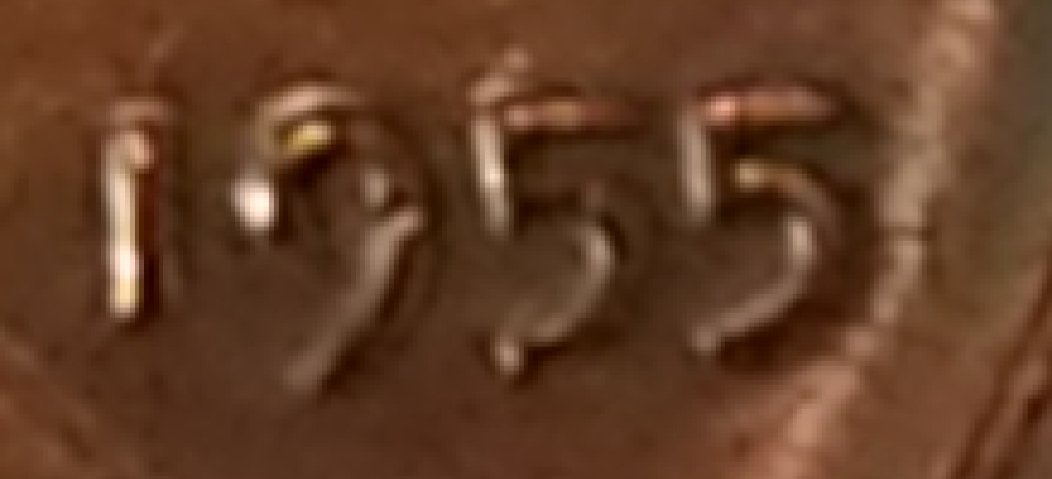 1955-Lincoln-Cent-#2-Possible-DDO-And-Slight-Toning