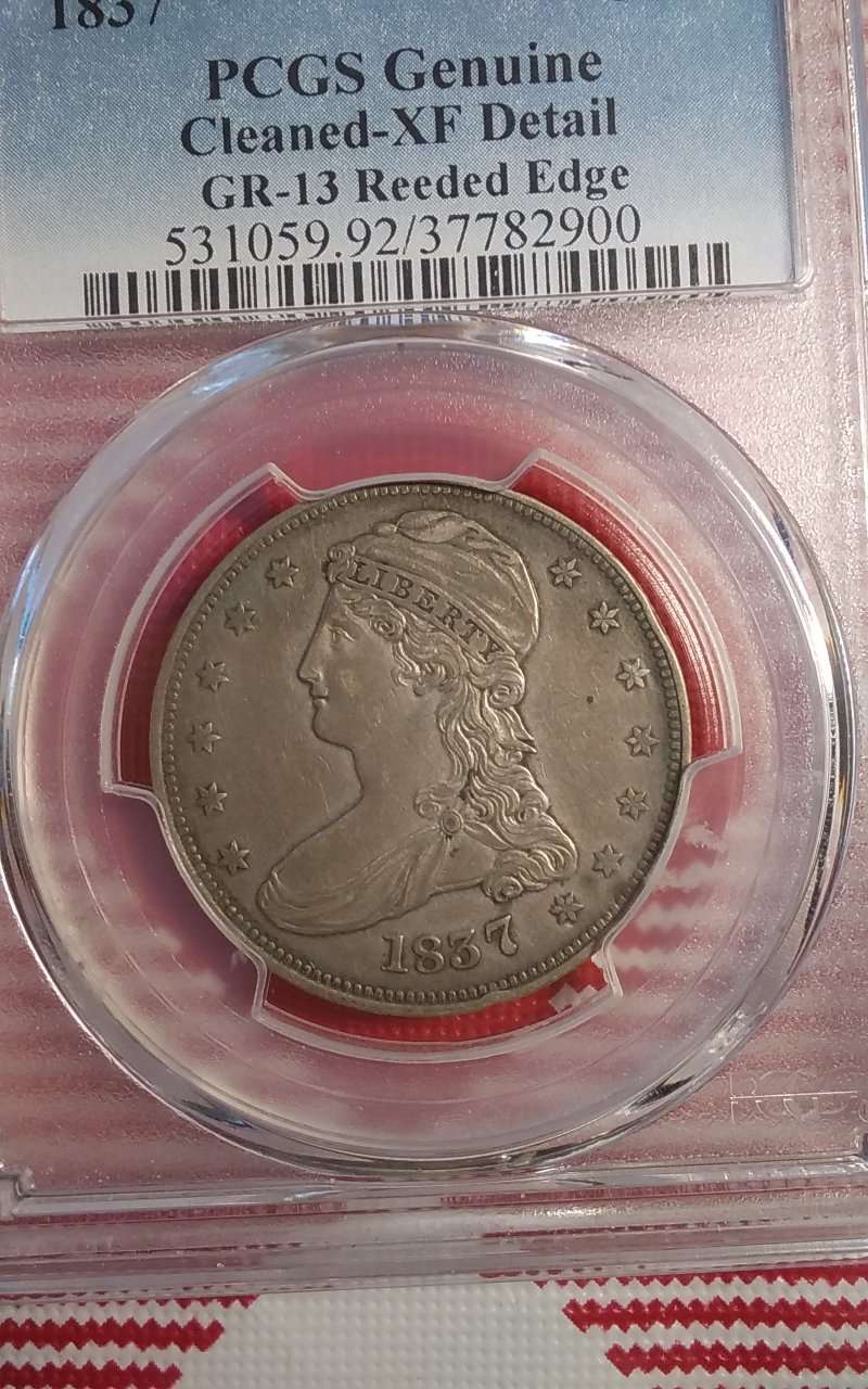 1837-50-Cents-Gr-13-Reeded-Edge-Half-EF-Details.