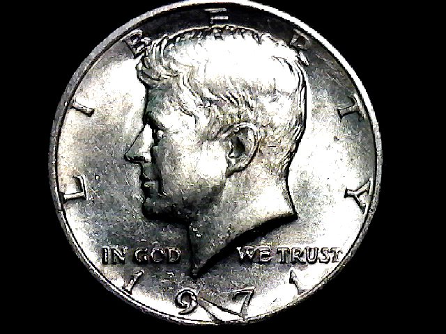 1971-Kennedy-Half-Dollar----Strike-Through-Rim-Burr?