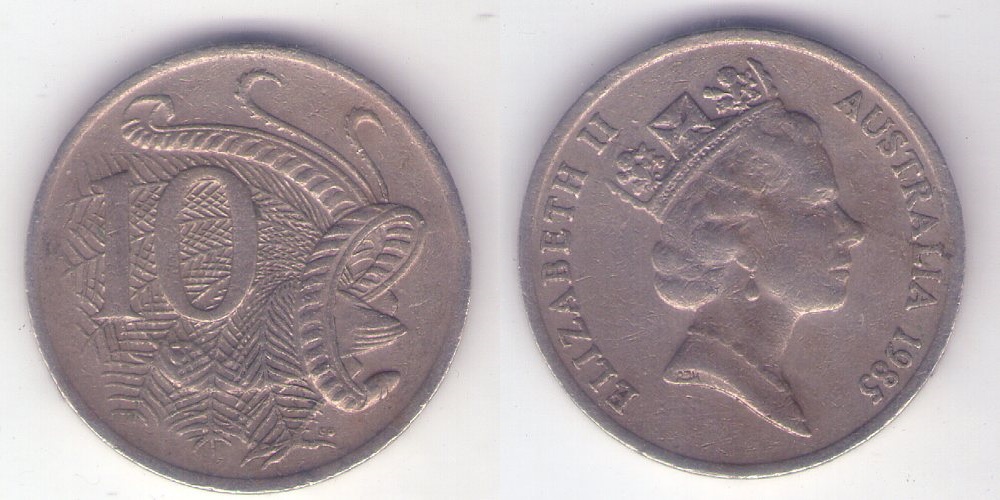Finally-Completed-A-Full-Sheet-Of-1985-Ten-Cent-Coins-From-Circulation