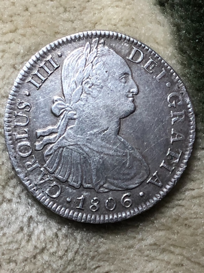 1806-8-Reales-Silver-Coin-26.83grms-Any-History-Or-Background?