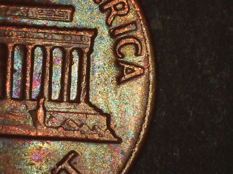 1969-D-Penny-Rainbow-Finish?-Floating-Roof?-No-FG?-Help-Identify-Guys?
