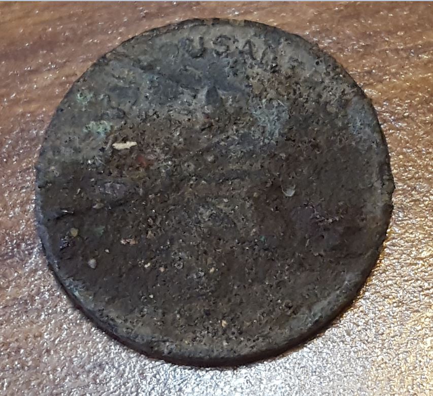 Trying-To-Identify-A-Coin-Or-?-My-Mother-Found-In-Her-Garden.