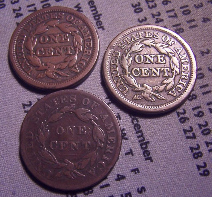 3-Large-Cents-Picked-Off-Of-Ebay!