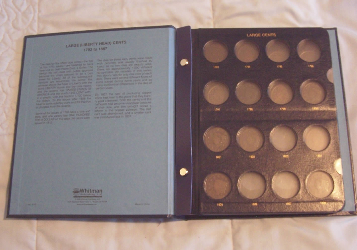 Started-A-Whitman-Large-Cent-Date-Album!