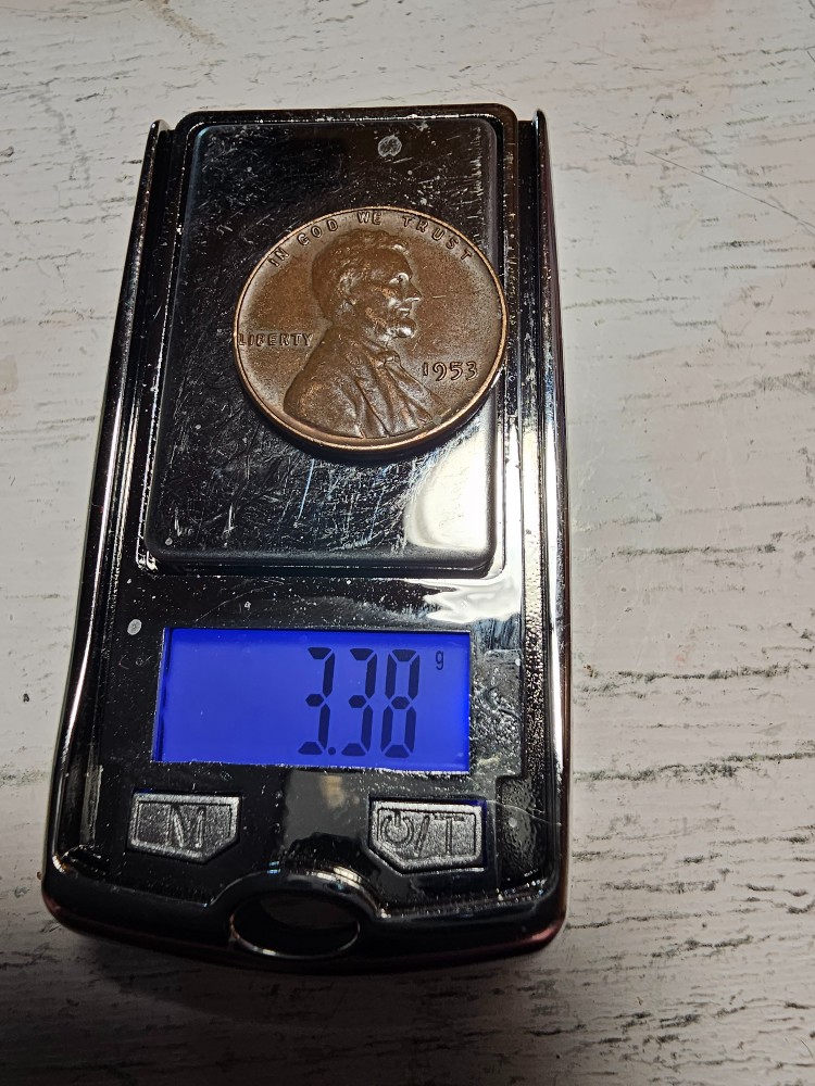 1953-Wheat-Weight-Of-3.38-Grams
