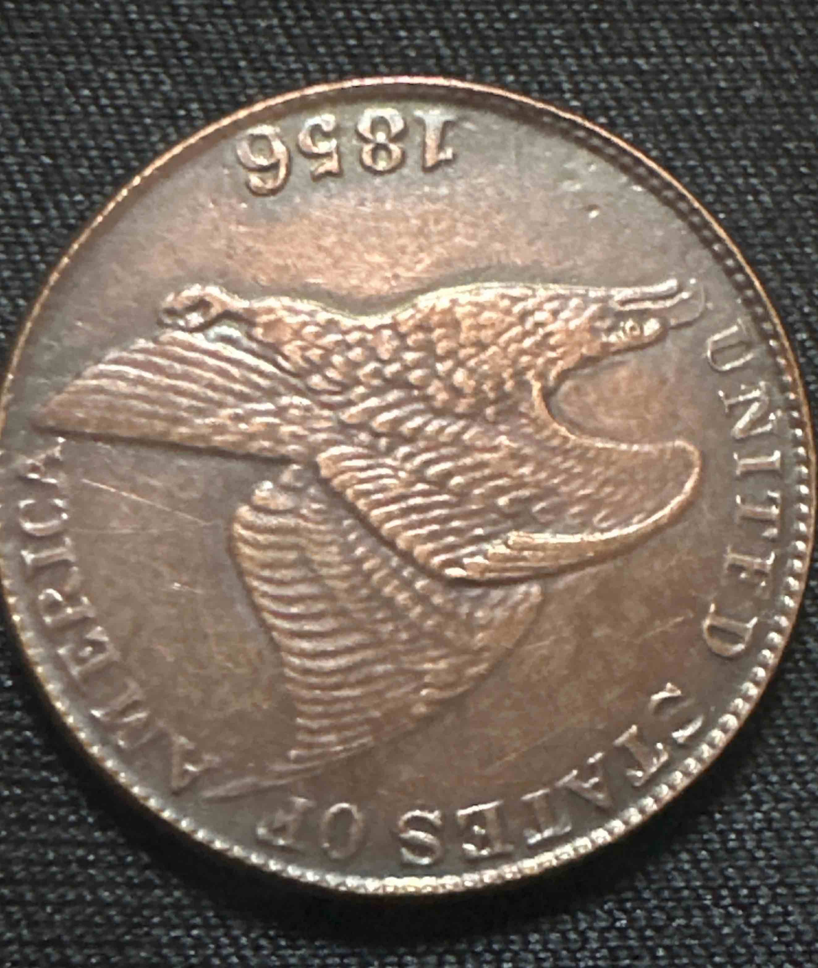 1856-Flying-Eagle-One-Cent!
