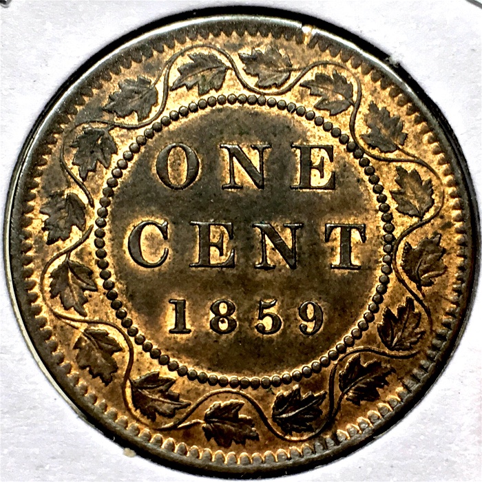 1859-Canadian-Cent,-A-Recent-Purchase-For-Your-Grade-Opinions