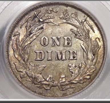 1899-Barber-Dime-AU-58-PCGS