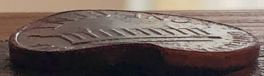 Strange-Memorial-Lincoln-Penny-Shape-Interesting-To-See