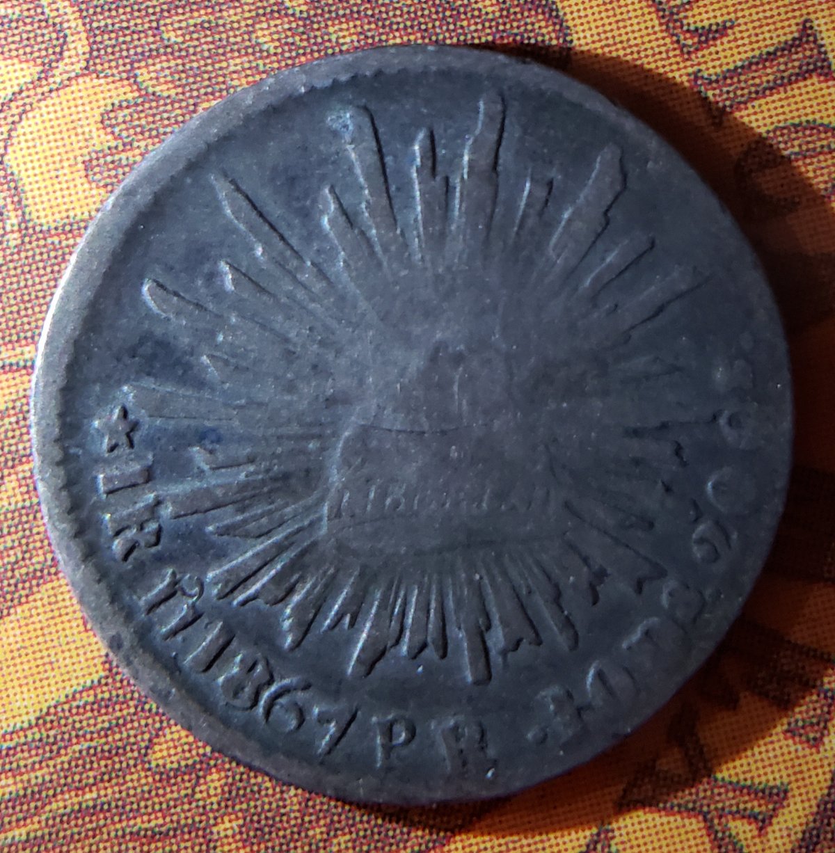 Contemporary-Counterfeit-Mexico-1862-Zs-Vl-1-Real