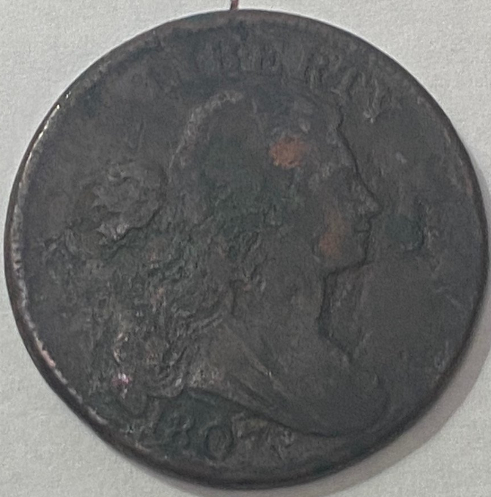 1807-Large-Cent--Reverse-Not-Inverted-From-Obverse