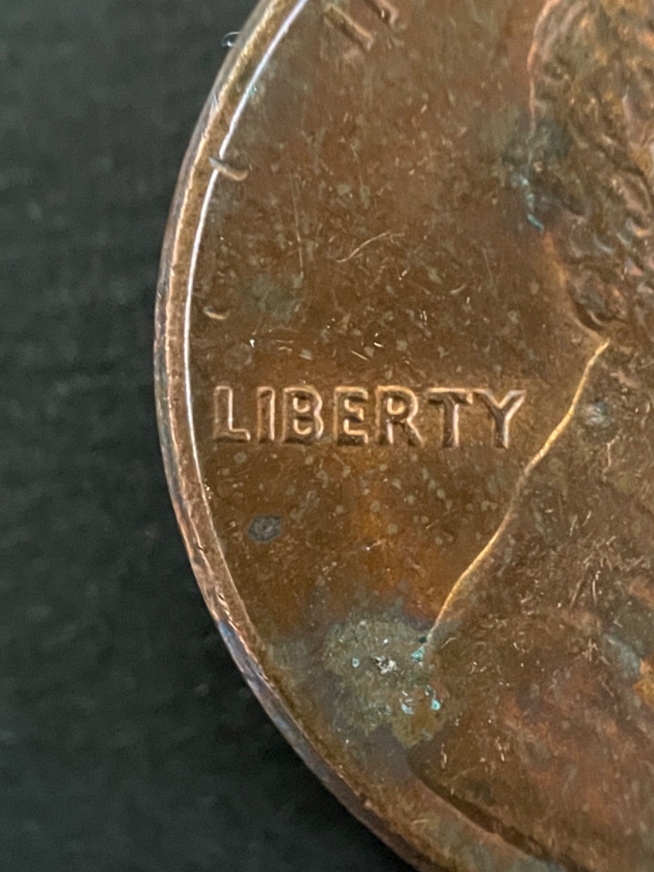 1984-D?-Penny---Strange-Mint-Mark,-Possible-Double-Die?