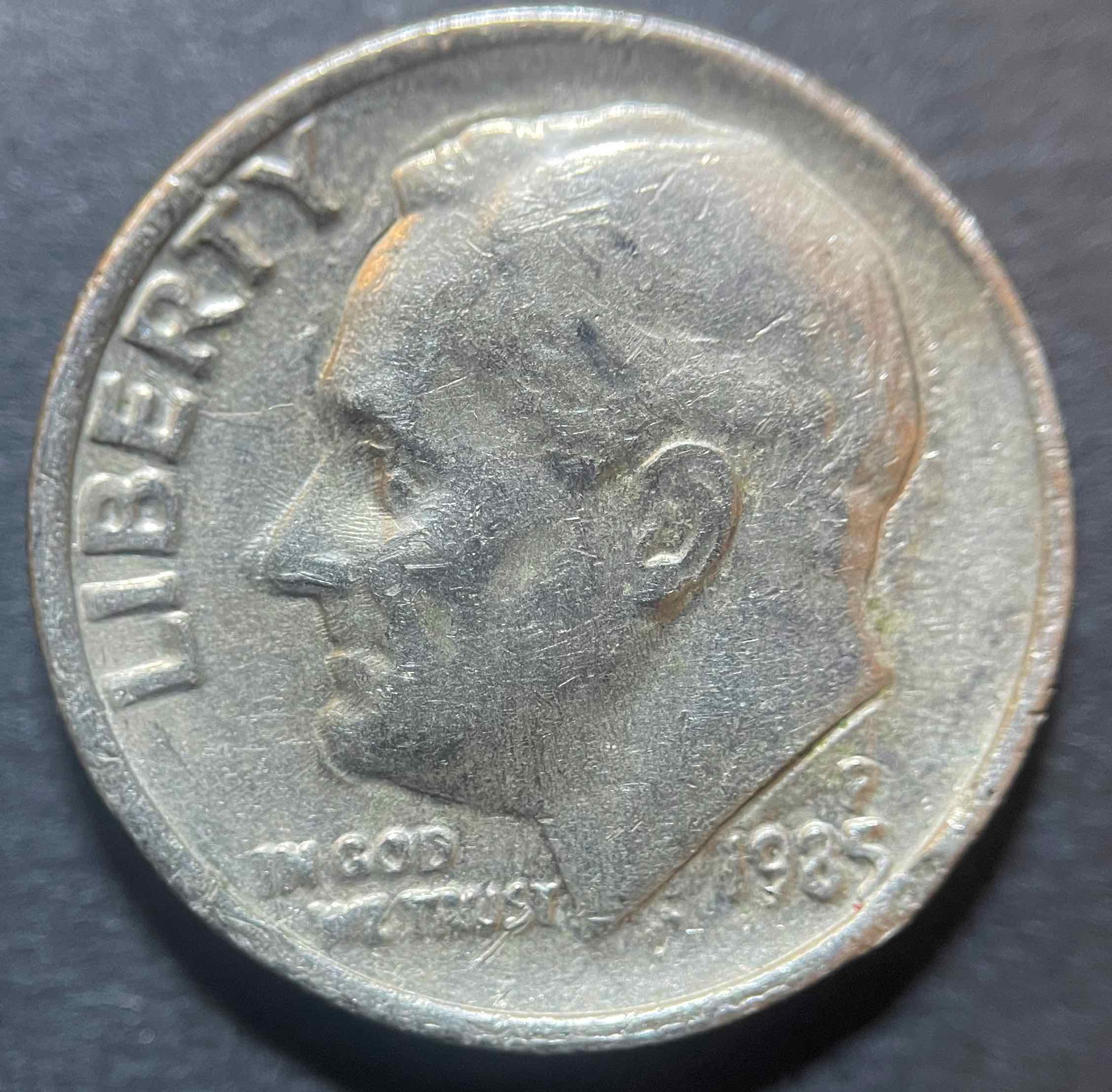 1985-P-Dime---Obverse-Doubling?