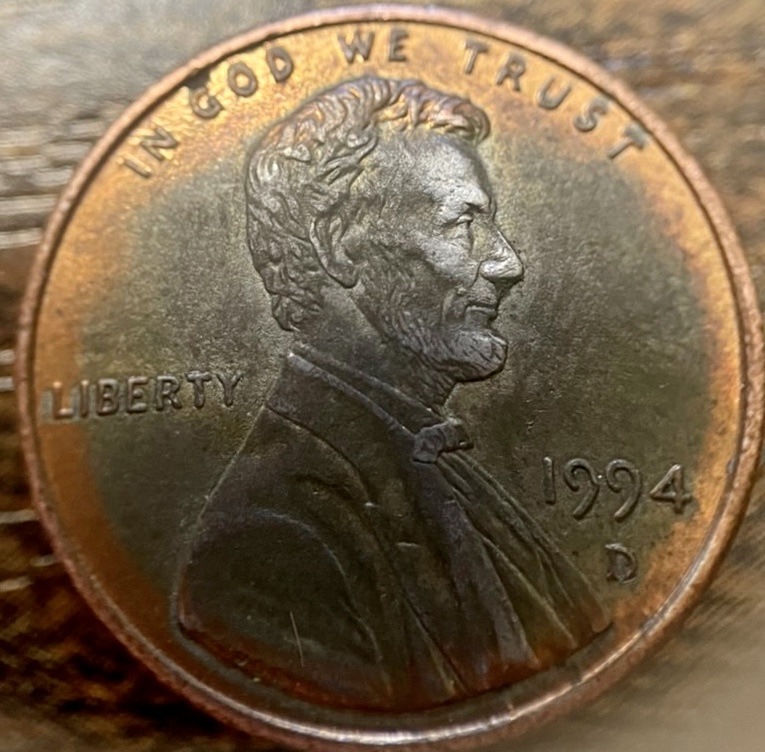 1994-D-Penny---Dome-Shaped,-Possible-Doubling-On-Liberty