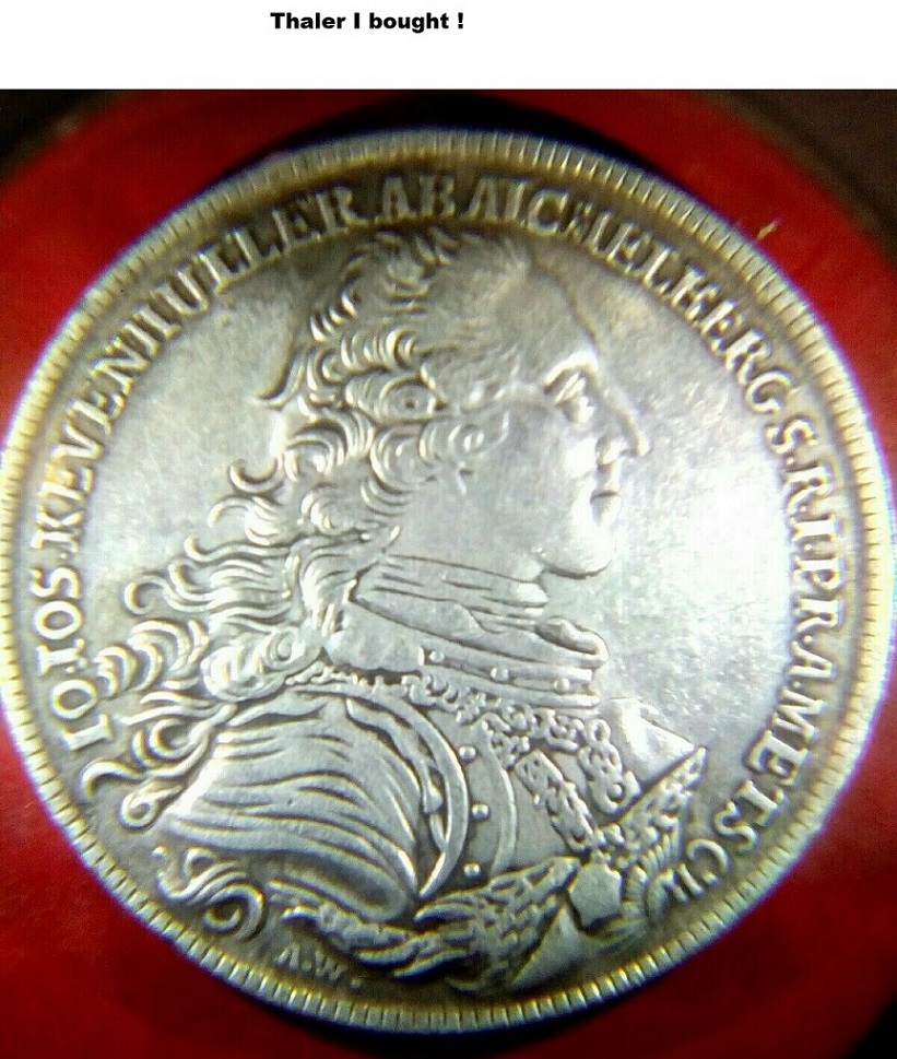 1-Thaler-1771----Johann-Joseph-,-Khevenhuller-Metsch-,-Mintage-200