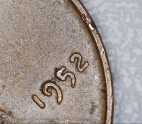 1952-Penny-Error-Looks-Like-All-Lettering-Stamped-On-Side/Edge=help