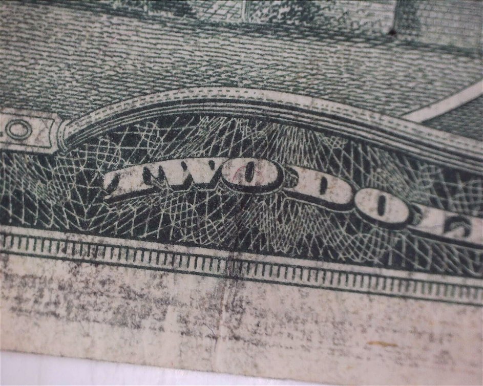 1953-B-Red-Seal-$2-Bill.-Looks-Like-Error-On-Rev