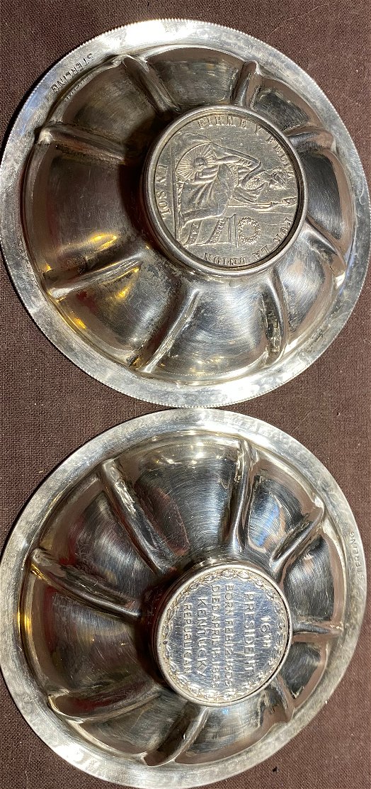 Silver-Bowls-With-Silver-Coins-Peru-Lima-&-Us-Help-Identify
