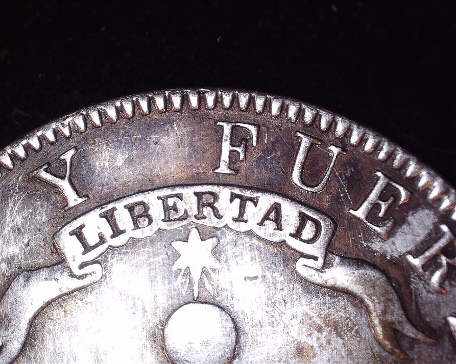 I-Picked-Up-1817-Union-Fuerza-Chile-Independence-Santiago-Coin--Poss-Counterfit-Help