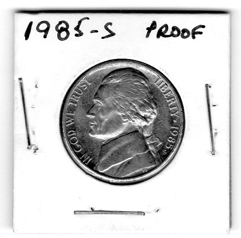 First-Proof-Found-In-Circulation-1985-S-Jefferson-Nickel