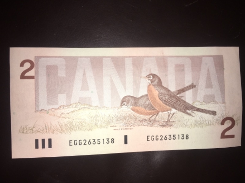 $2-Canadian-Bill/Bank-Note