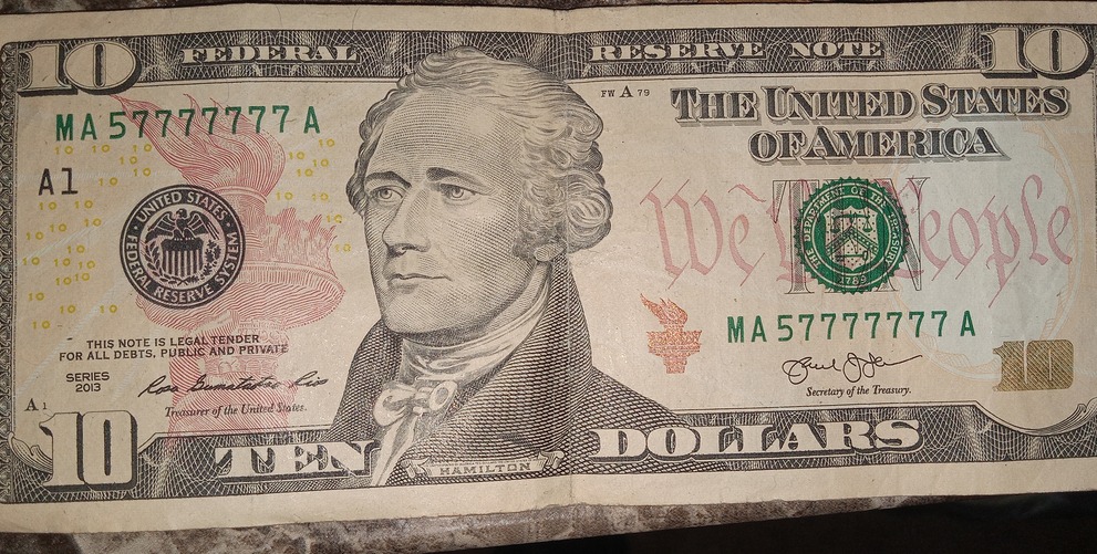 Rare-10$-Serial-Number