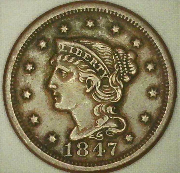 1847-Young-Head-Cent-For-Grading-Please