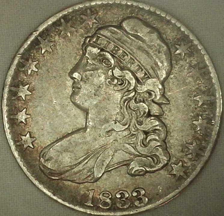1833-Capped-Bust-1/2-Dollar-For-Grading-Please