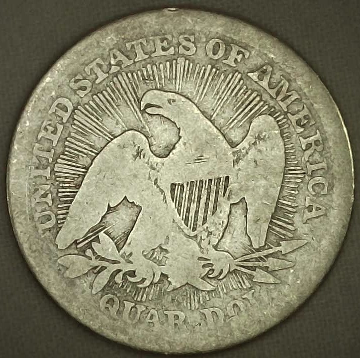 1853-Seated-Liberty-Quarter-Arrows-&-Rays-For-Grading-Please