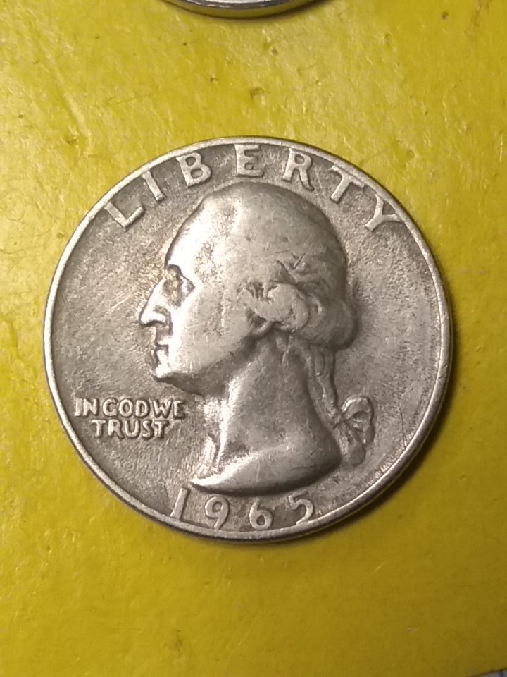 1965-Quarter-With-Possible-Lamination-Error?