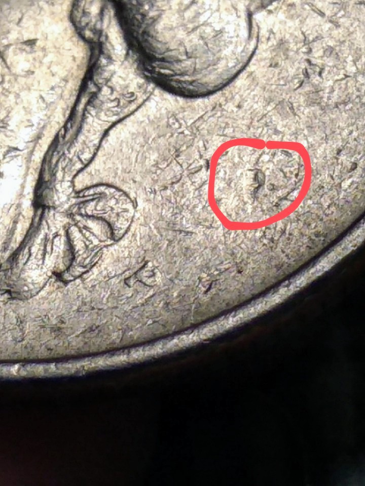 1988-P-Quarter-With-Second-P-And-A-5-With-Possible-Struck-Thru-Grease?