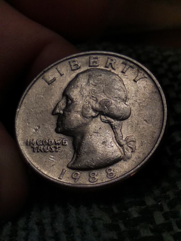 1988-P-Quarter-With-Second-P-And-A-5-With-Possible-Struck-Thru-Grease?