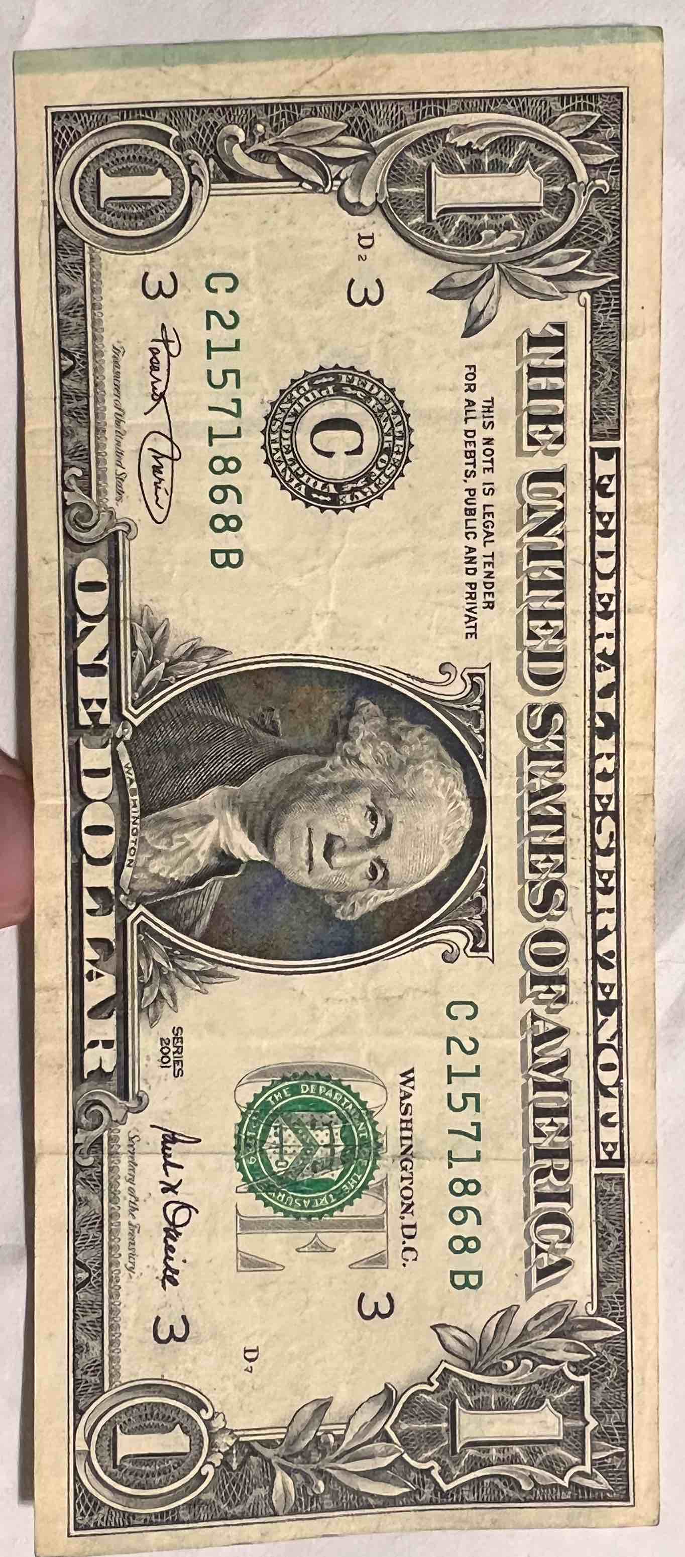 One-Sided-Major-Misaligned-Dollar-Bill-Value?