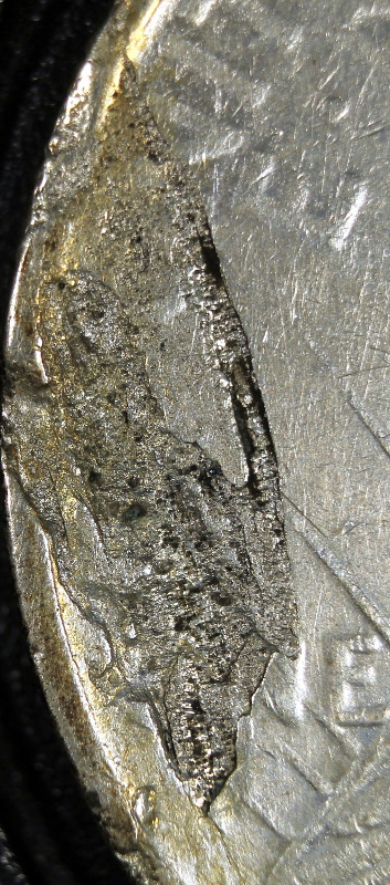 1923?--Peace-Dollar...deep-Lamanation-Error-On-Reverse.