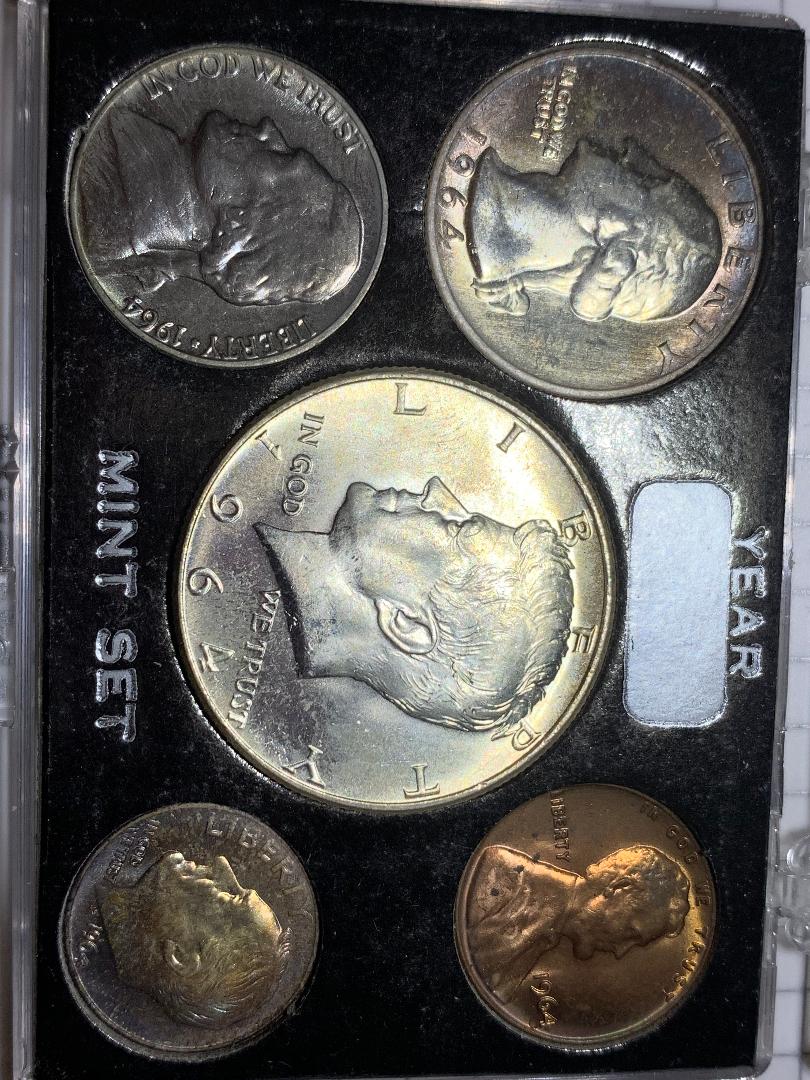 Good-Day.-1964-Set,-No-Mint-Mark-And-As-Described.-SMS?