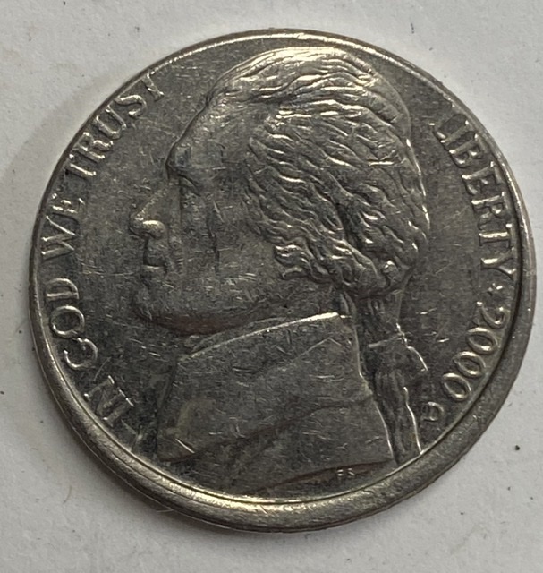2000-D-Jefferson-Nickel---Misaligned-Die?